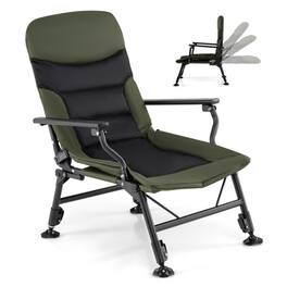 Boyel Living - Oversized Foldable Fishing Chair 44.0-in L x 38.0-in W x 31.5-in H - Green