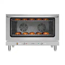 Koolmore - Countertop Convection Oven, Holds Full Size Pans, 4 Racks and 3500W of Power, 240V in Stainless-Steel (KM-CTCO-44) - Stainless Steel