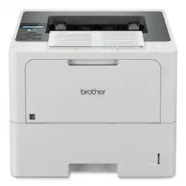 Brother - HLL6210DW Business Monochrome Laser Printer - Gray