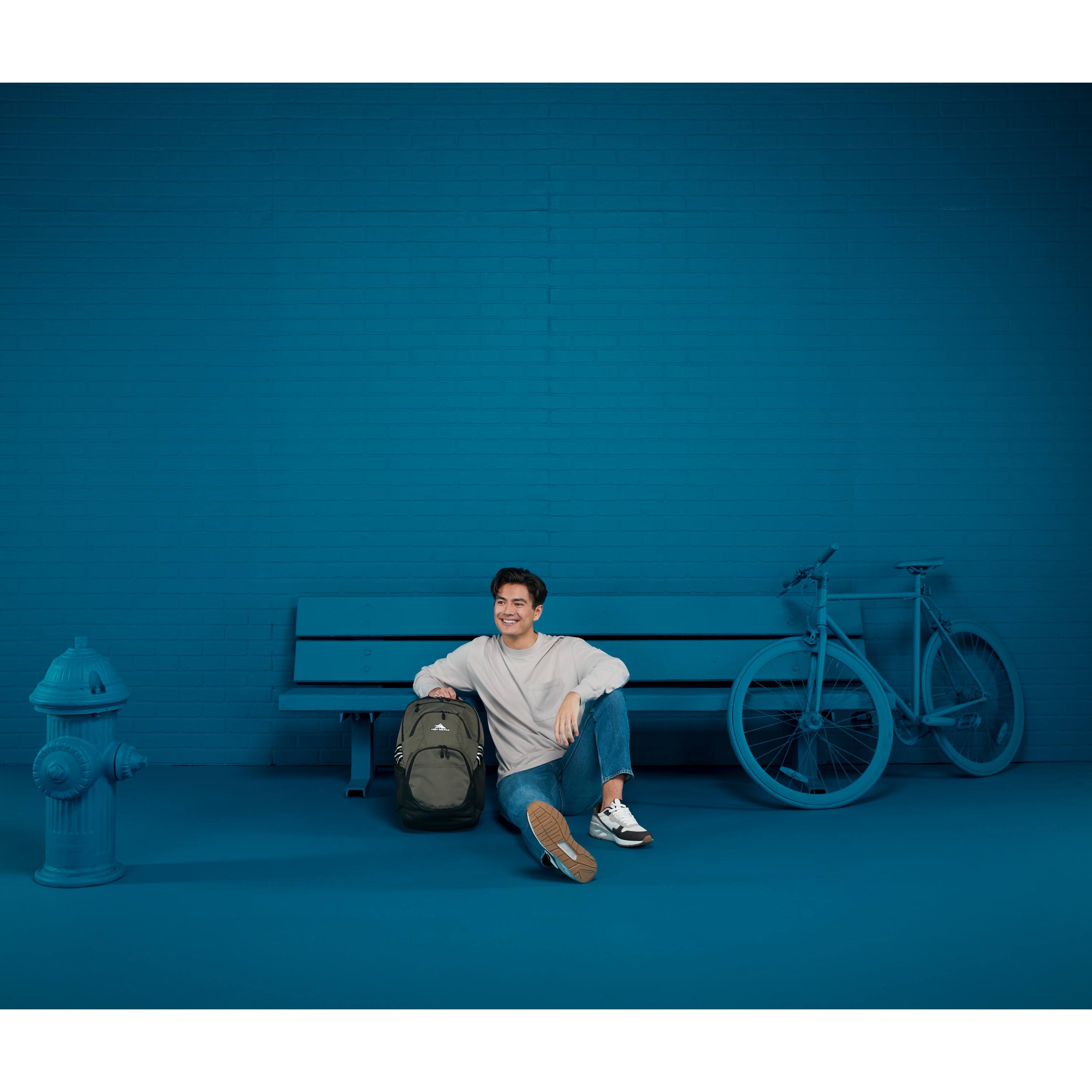 Alt View 6. High Sierra - BTS 2020 Swoop SG Backpack - Olive.