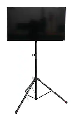 Front. Gator Frameworks - Individual Vesa Mount Assembly & Clamp, Attaches Securely to Speaker Stands or Truss Tubes, Compatible w/ VESA Patterns.