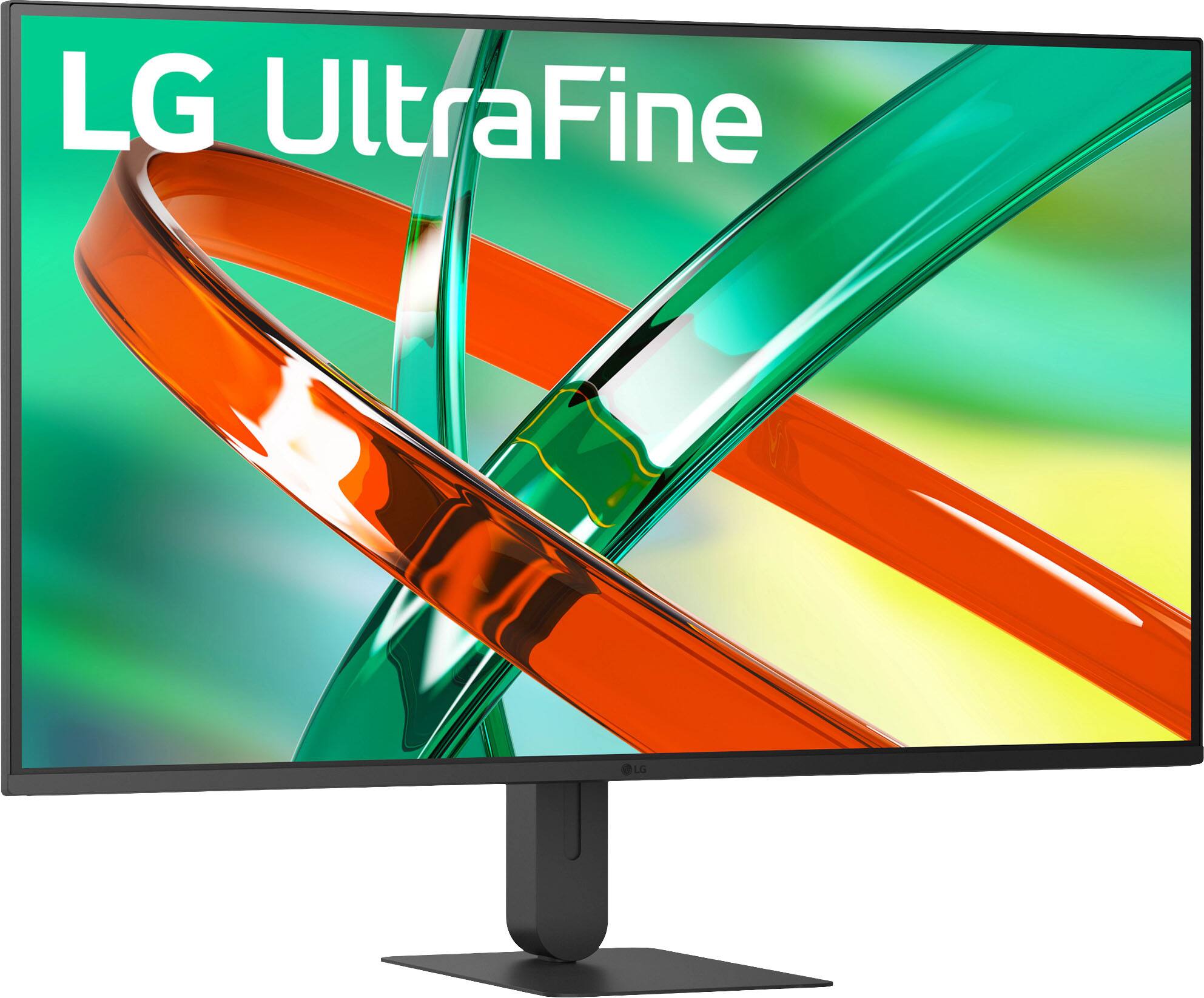 Back. LG - UltraFine 32" 4K UHD 60Hz Monitor HDR10 (HDMI, DisplayPort) - Black.