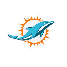 Evergreen Enterprises - Miami Dolphins 23" Layered Metal Wall Art Sign - Multicolor
