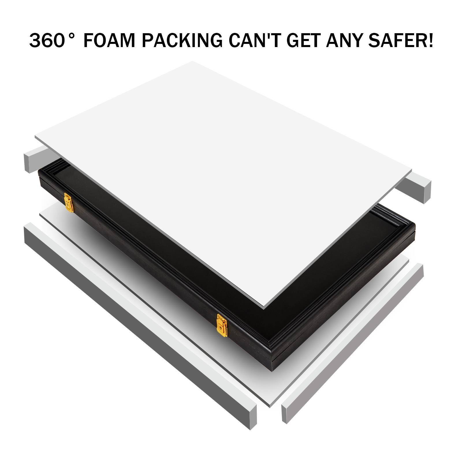 360° FOAM PACKING CAN'T GET ANY SAFER!