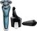 Alt View 15. Philips Norelco - 7300 Clean & Charge Wet/Dry Electric Shaver - White/Blue.