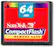 Angle Standard. SanDisk - 64MB CompactFlash Memory Card.