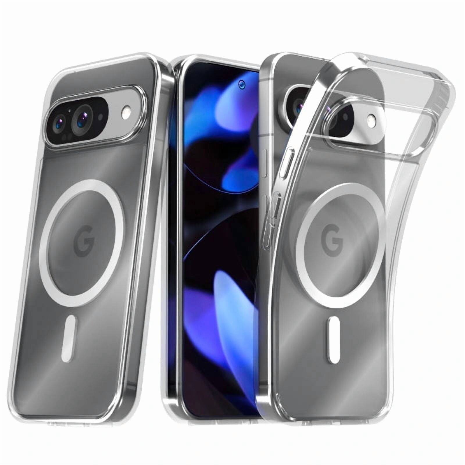 Alt View 2. RomeTech - Rome Tech Hybrid Case for Google Pixel 9 / 9 Pro - Clear & Black.