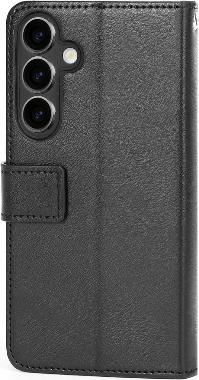 Alt View 11. SaharaCase - Indy Series Leather Folio Wallet Case for Samsung Galaxy S25+ - Scorpion Black.