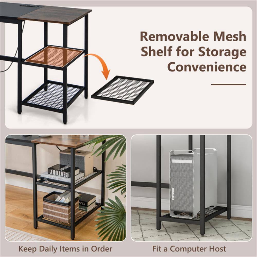 Removable Mesh Shelf for Storage Convenience

Keep Daily Items in Order

Fit a Computer Host