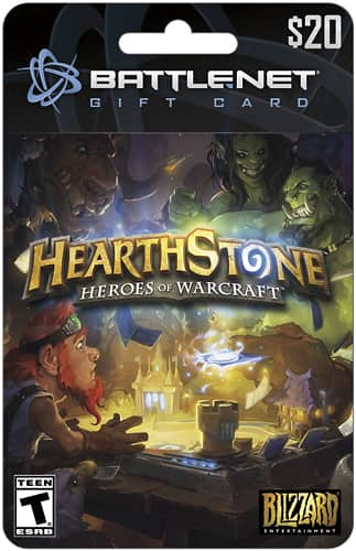 Best Buy: Blizzard Entertainment Balance $20 Hearthstone Gift Card  HEARTHSTONE BLIZZARD BALANCE $