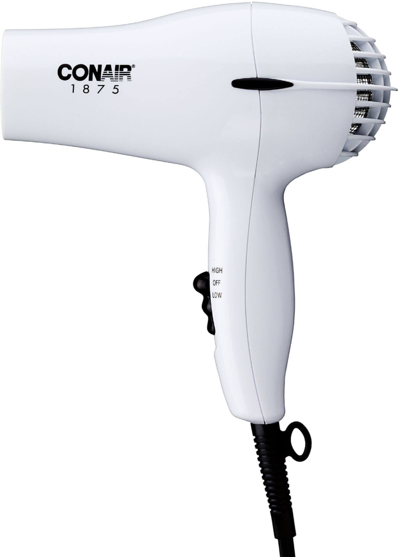 Left. Conair - Hair Dryer - White.