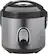 Front. SPT - 4-Cup Rice Cooker - Silver/Black.