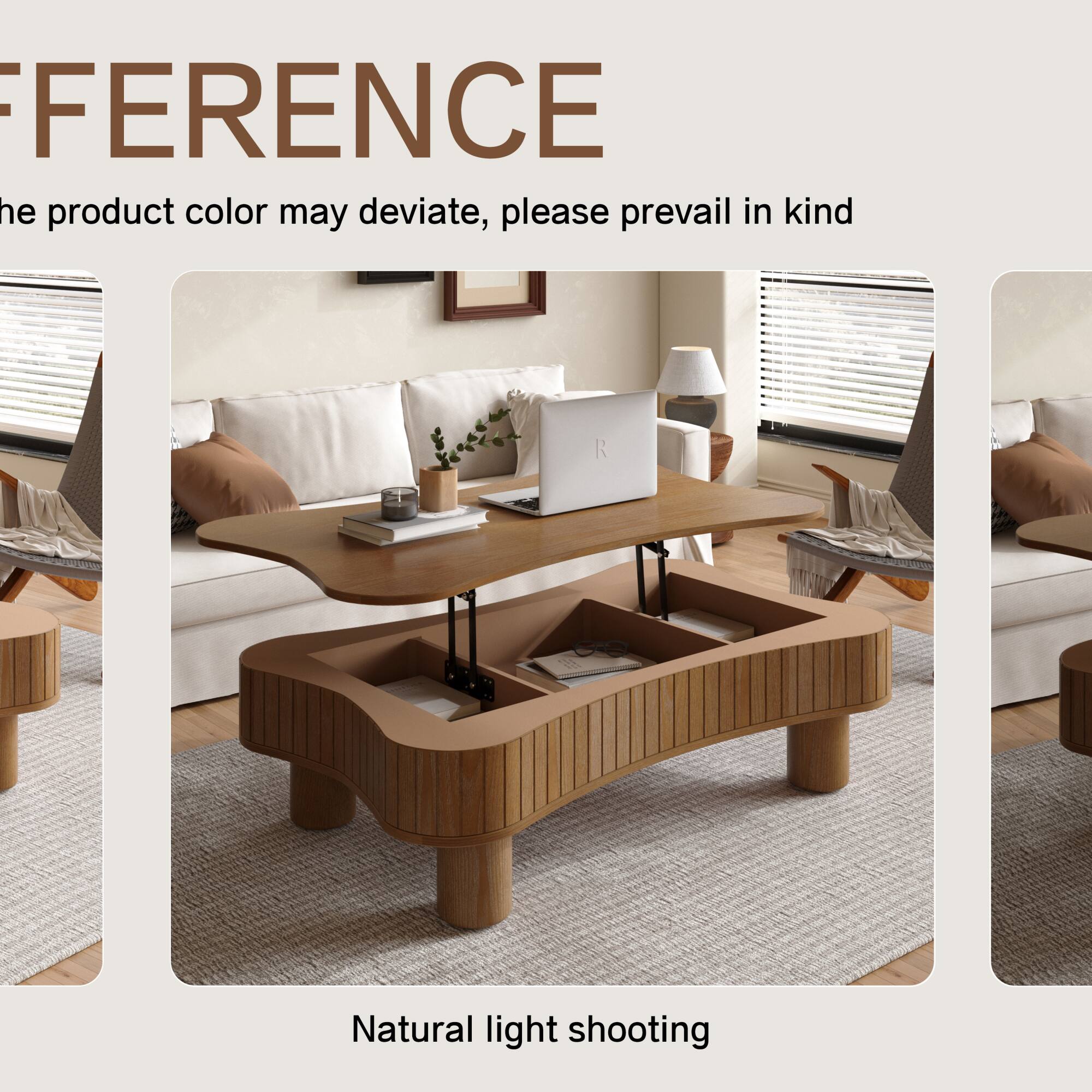 **DIFFERENCE**

The product color may deviate, please prevail in kind

Natural light shooting