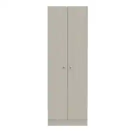 Acme Furniture - Modern Engineered Wood Multistorage 70" Two Door Pantry - Off-White