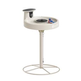 BIRDFY - Smart Bird Bath with Camera, Solar Powered Fountain&Stand, Dual-Lens HD View, Auto Capture&AI Identify(Lifetime Free) - White