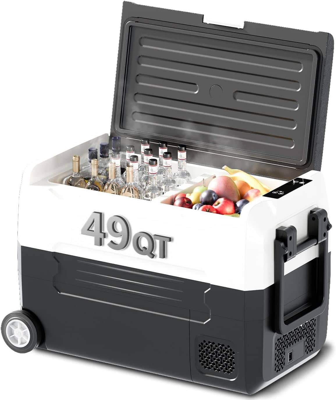 Circus Cirle - 49QT(45L) Portable Car Refrigerator - Black