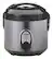 Angle. SPT - 6-Cup Rice Cooker - Black/Silver.