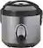 Front. SPT - 6-Cup Rice Cooker - Black/Silver.