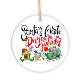 OrnamentallyYou - Santas Favorite Daycare Provider Christmas Ornament Teacher Appreciation Gift - Multi-colored