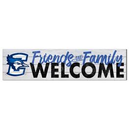 Jardine - Creighton Bluejays 10'' x 40'' Friends & Family Welcome Sign - White