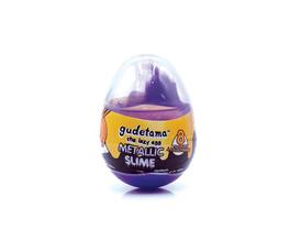PowerHouse Toys - Gudetama The Lazy Egg Metallic Slime & Mini Figure - Purple