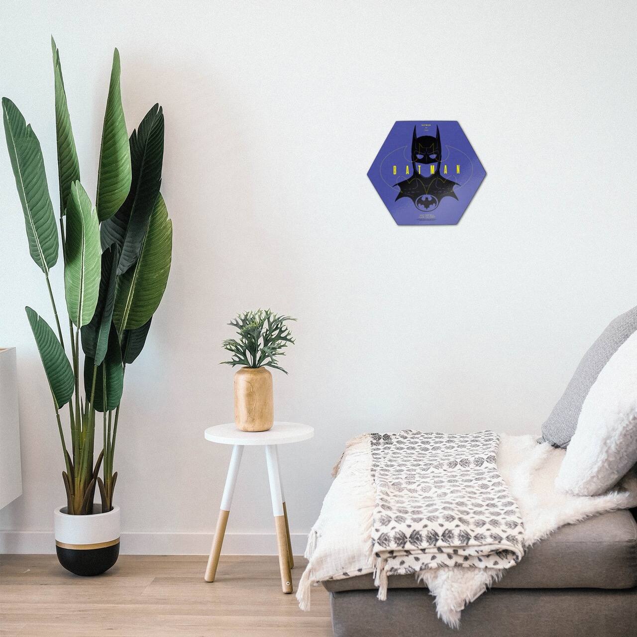 Angle. Trend Setters - Batman 85th Anniversary (Batman 1989) KNEXAGON Wood Print - Multicolor.