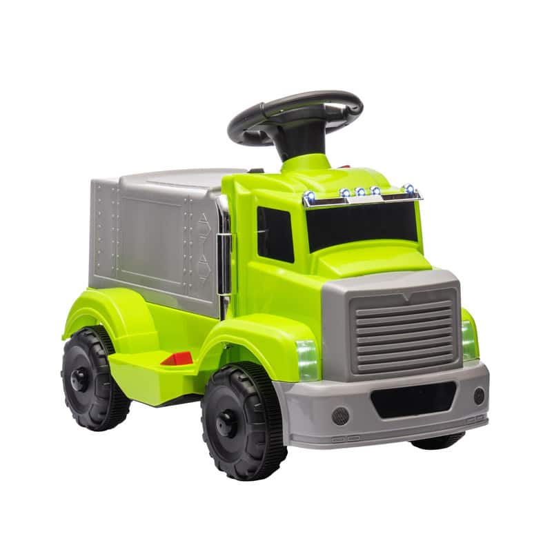 GARVEE - 6V Kids Ride-On Dump Truck,Electric Toy Car with Rechargeable Battery