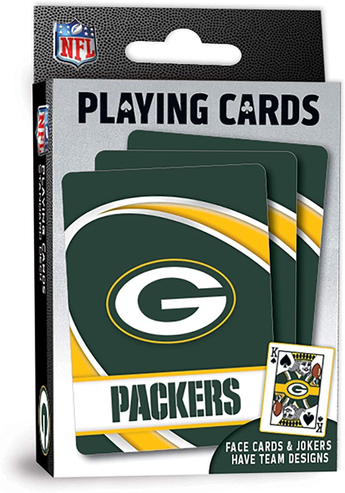 NFL PLAYING CARDS  
PACKERS  
FACE CARDS & JOKERS HAVE TEAM DESIGNS