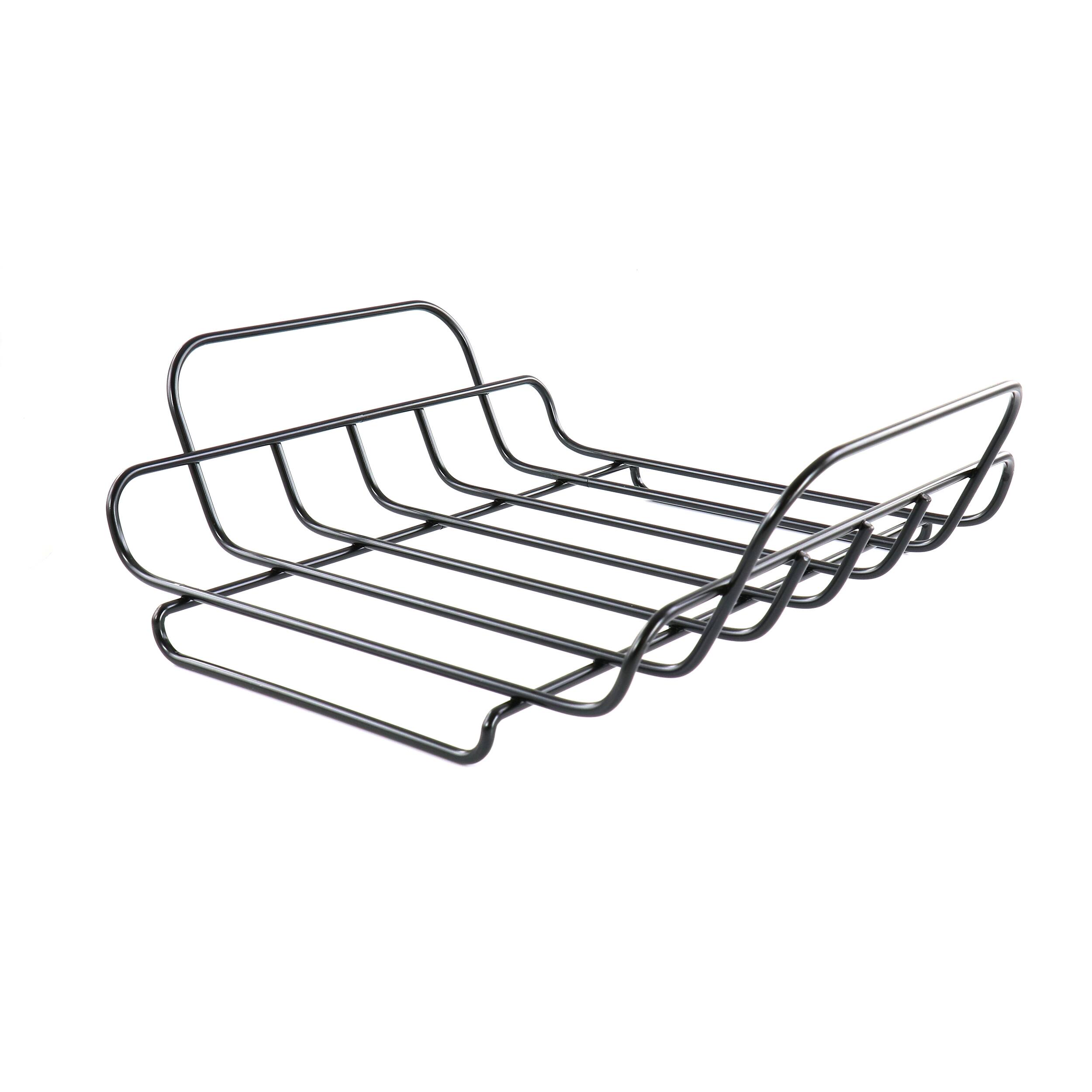 Alt View 2. Kenmore - Kenmore 16.5 Inch Large Carbon Steel Roaster With Rack - Gray.