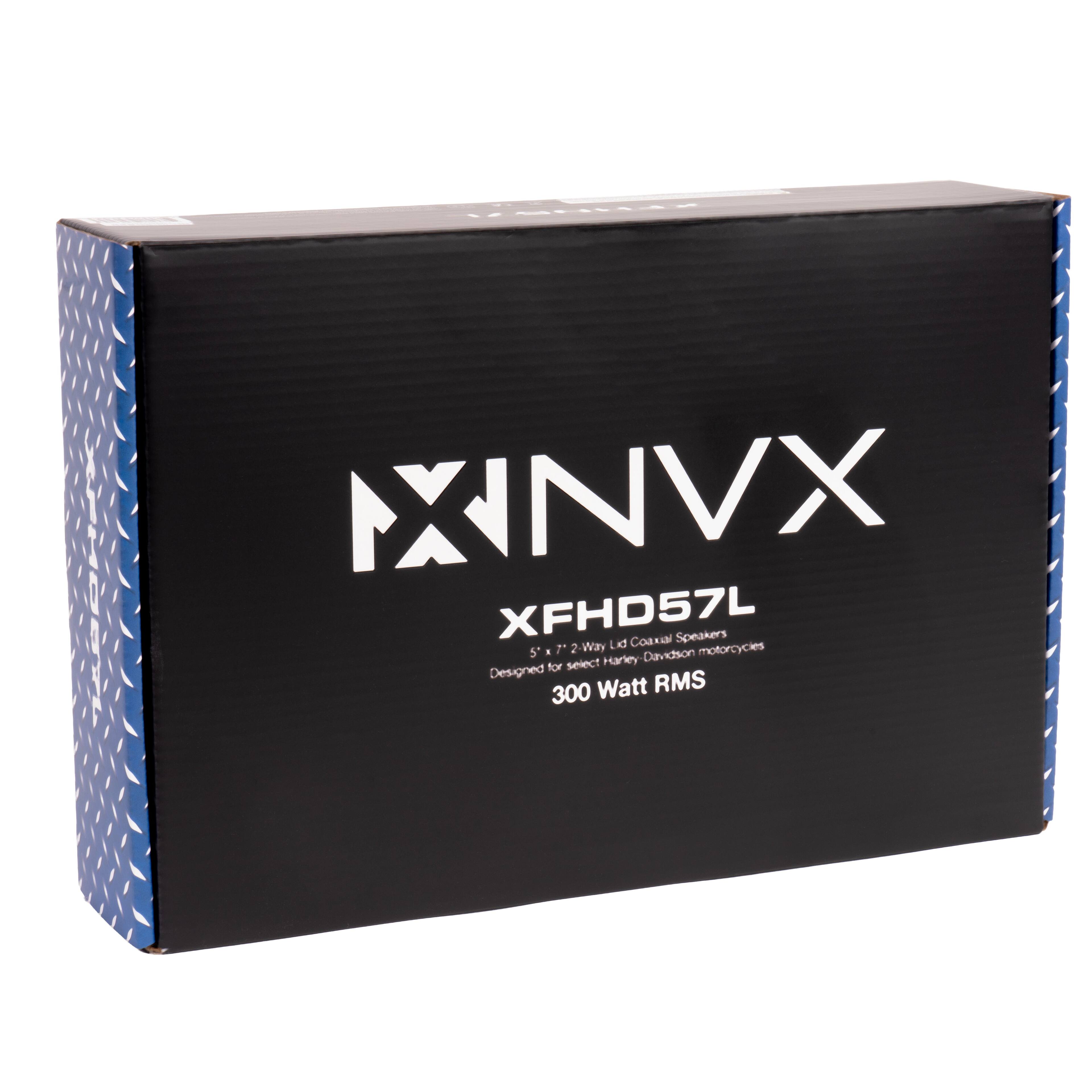 MNVX XFHD57L 7" 2-Way Coaxial Speakers for select Harley-Davidson motorcycles 300 Watt RMS