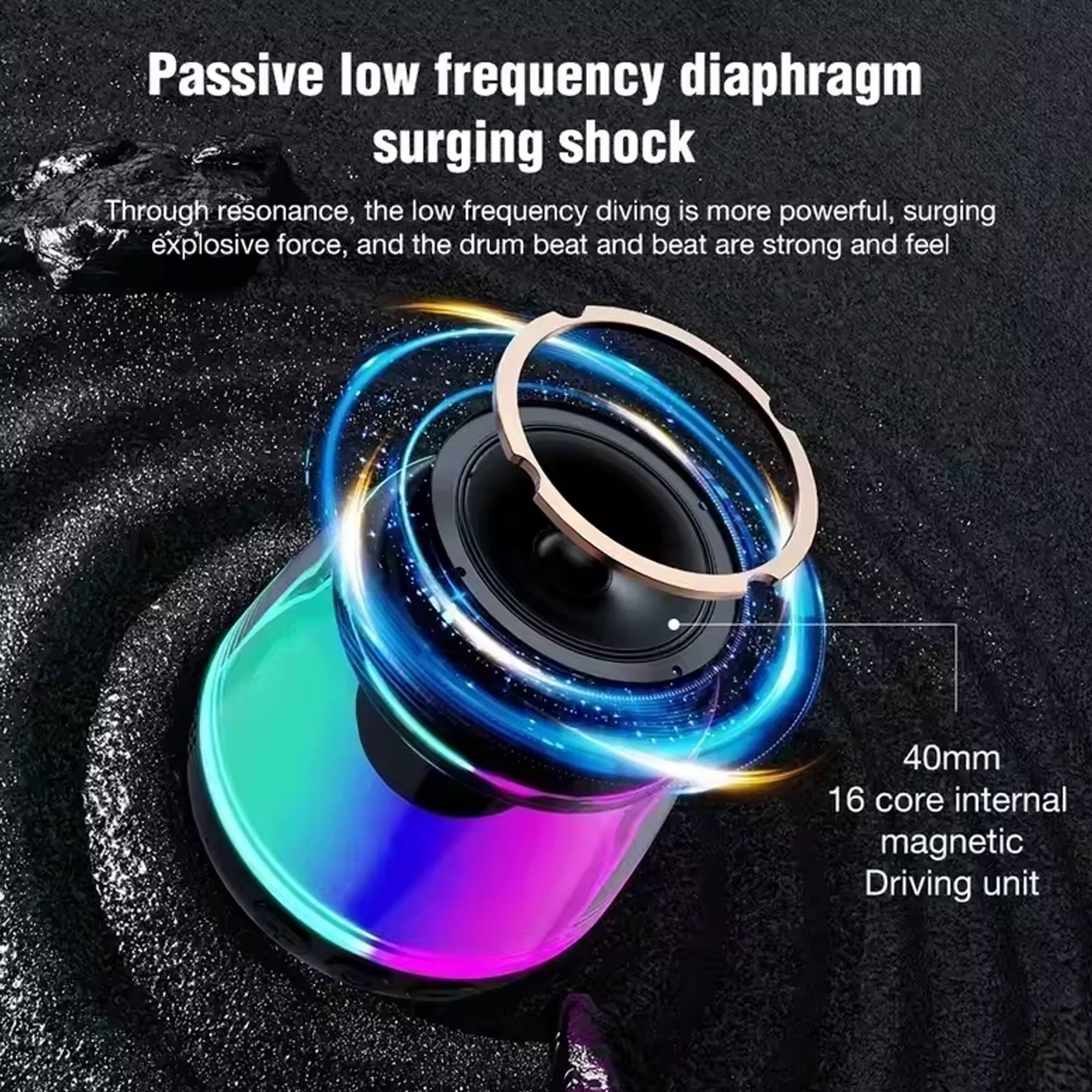 Passive low frequency diaphragm surging shock

Through resonance, the low frequency diving is more powerful, surging explosive force, and the drum beat and beat are strong and feel

40mm 16 core internal magnetic Driving unit