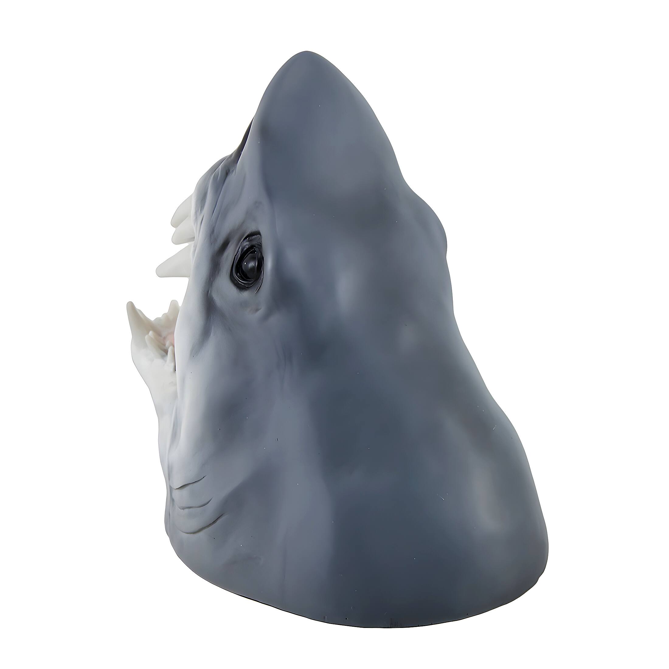 Alt View 1. Zeckos - Parched Predator Shark Head Wine Bottle Holder - Gray.