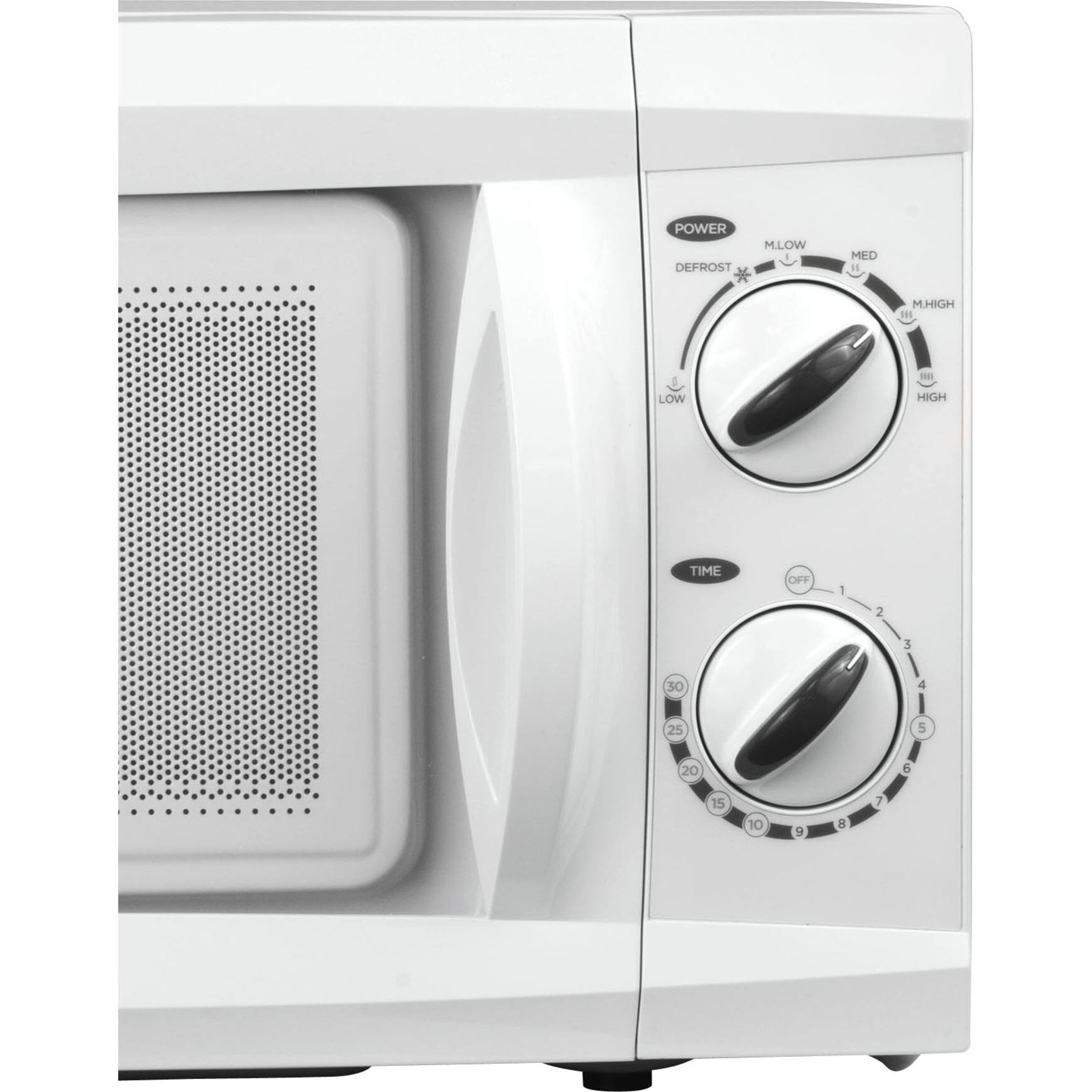 POWER DEFROST M.LOW MED M.HIGH  
LOW HIGH  
TIME OFF 1 2 3 30 4 25 5 20 6 15 10 9 8 7