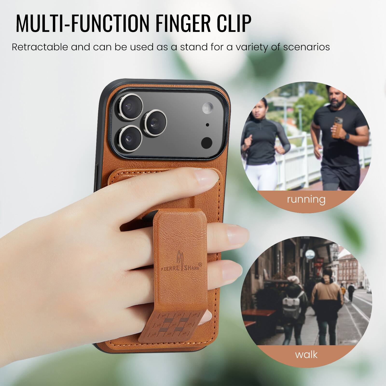 MULTI-FUNCTION FINGER CLIP

Retractable and can be used as a stand for a variety of scenarios

running

walk