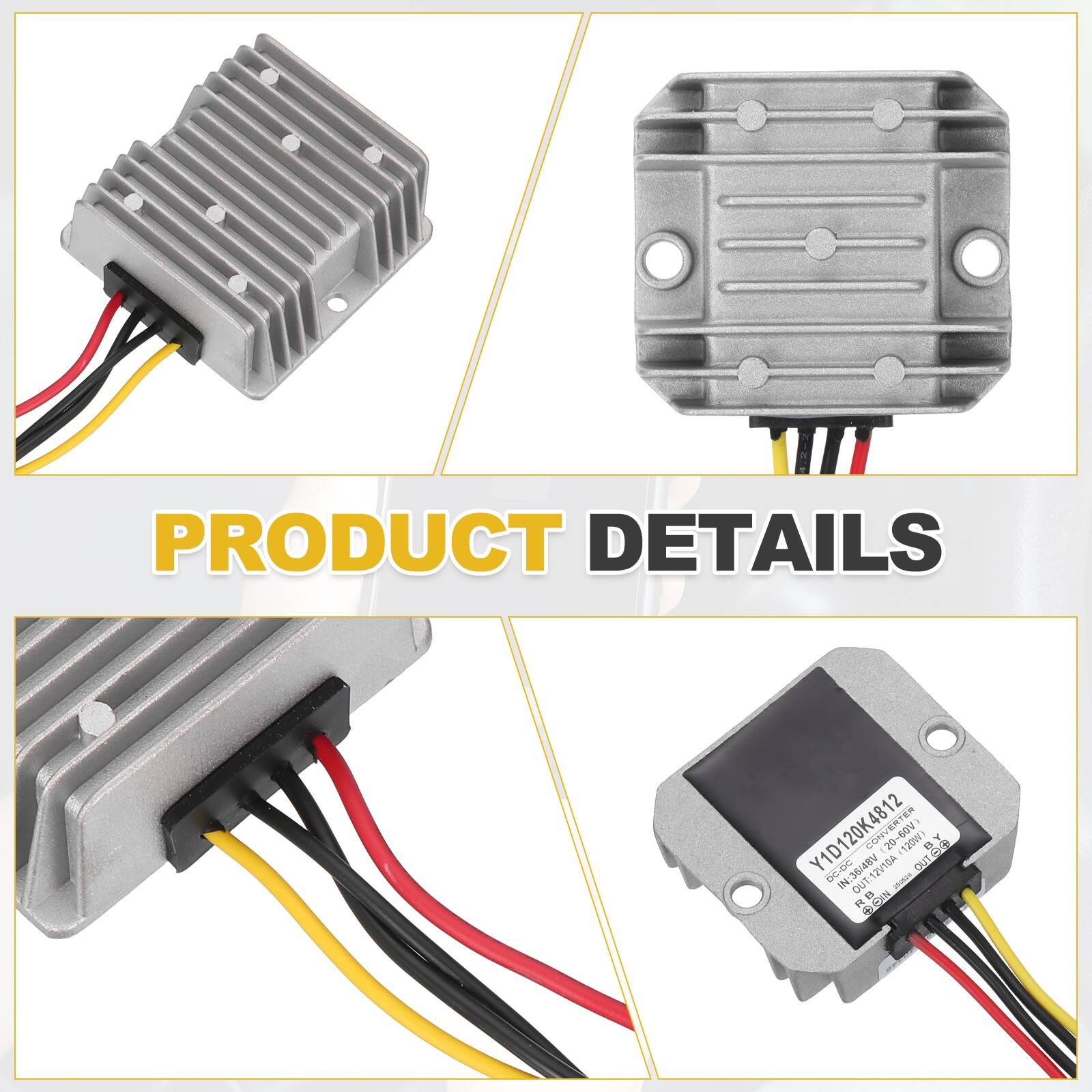 PRODUCT DETAILS

EH Y1D120K4812  
20-50V 40V  
DCDC  
IN: 36/48V  
OUT: 12V 90A