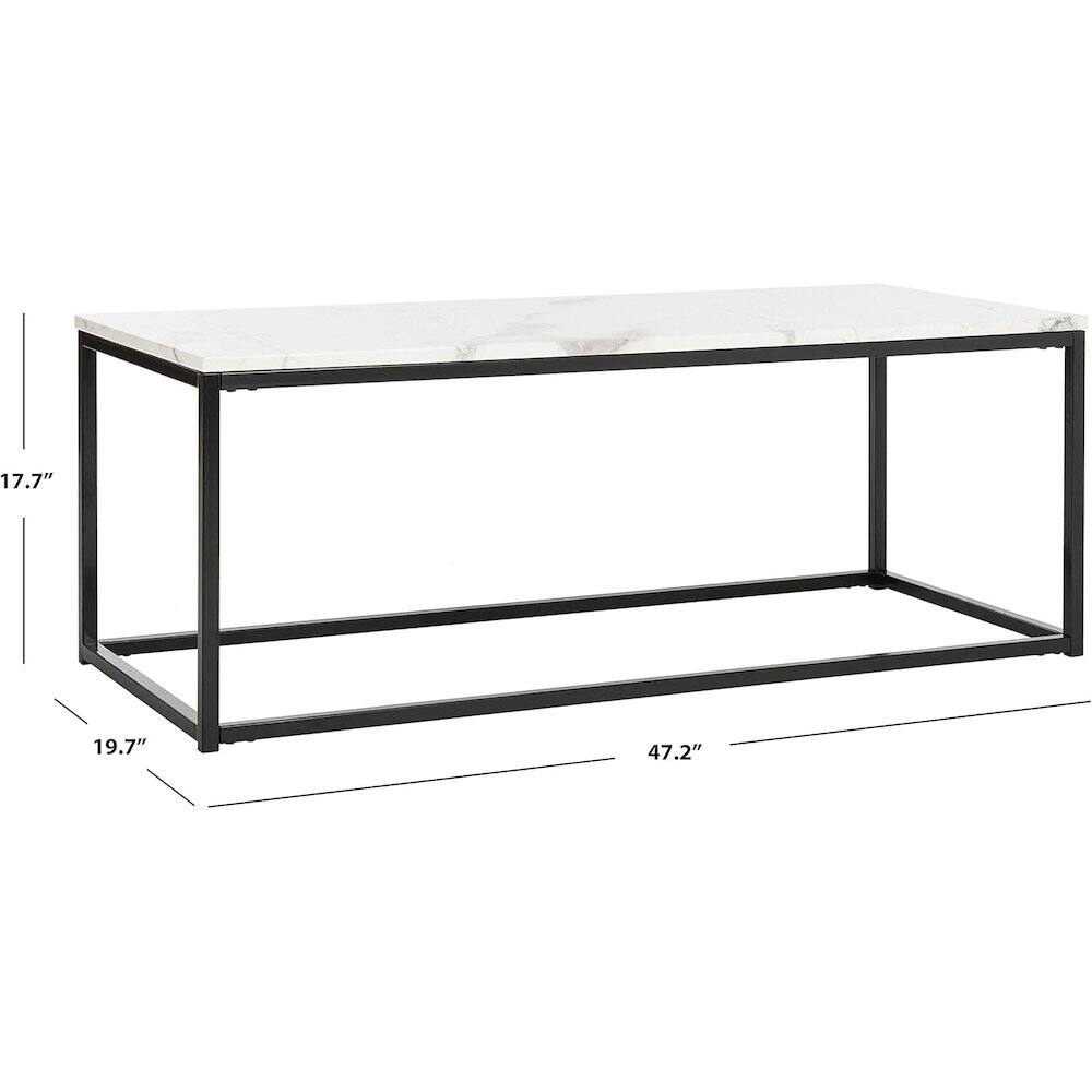 Grey Metal Coffee Table