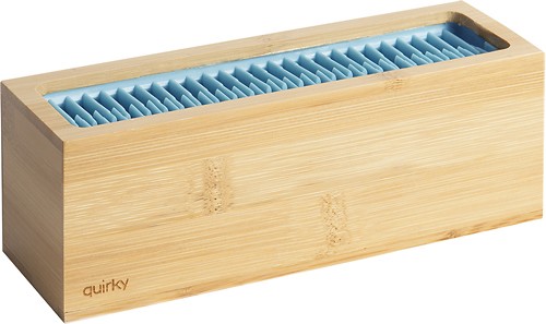  Quirky - Pen Zen Desk Organizer - Blue/Bamboo