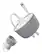 Left. Quirky - PowerCurl Mini Cord Wrap - Gray.