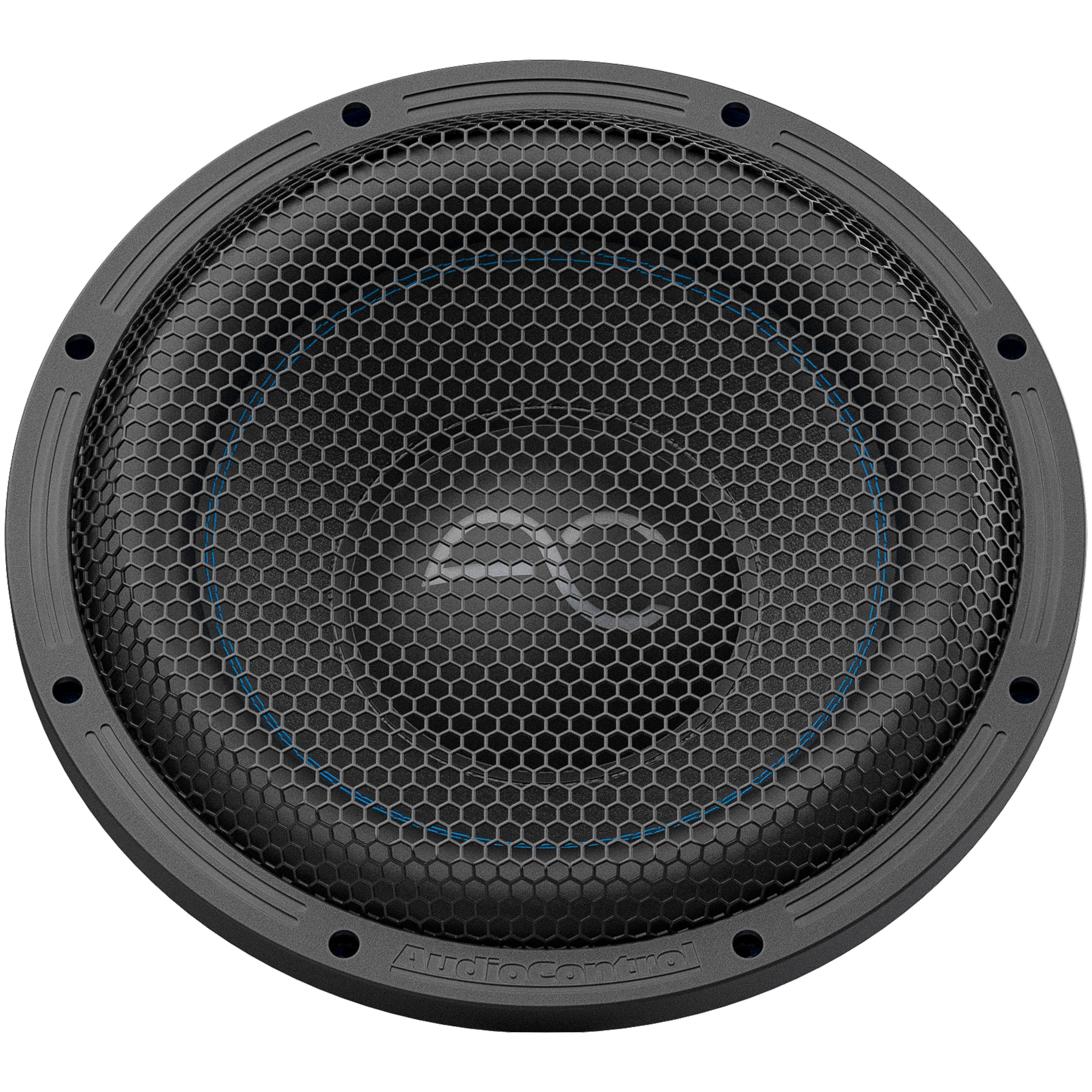 Alt View 11. AudioControl - Spike Series 12” Single-Voice-Coil 4-Ohm High-Performance Subwoofer - Black/Blue.