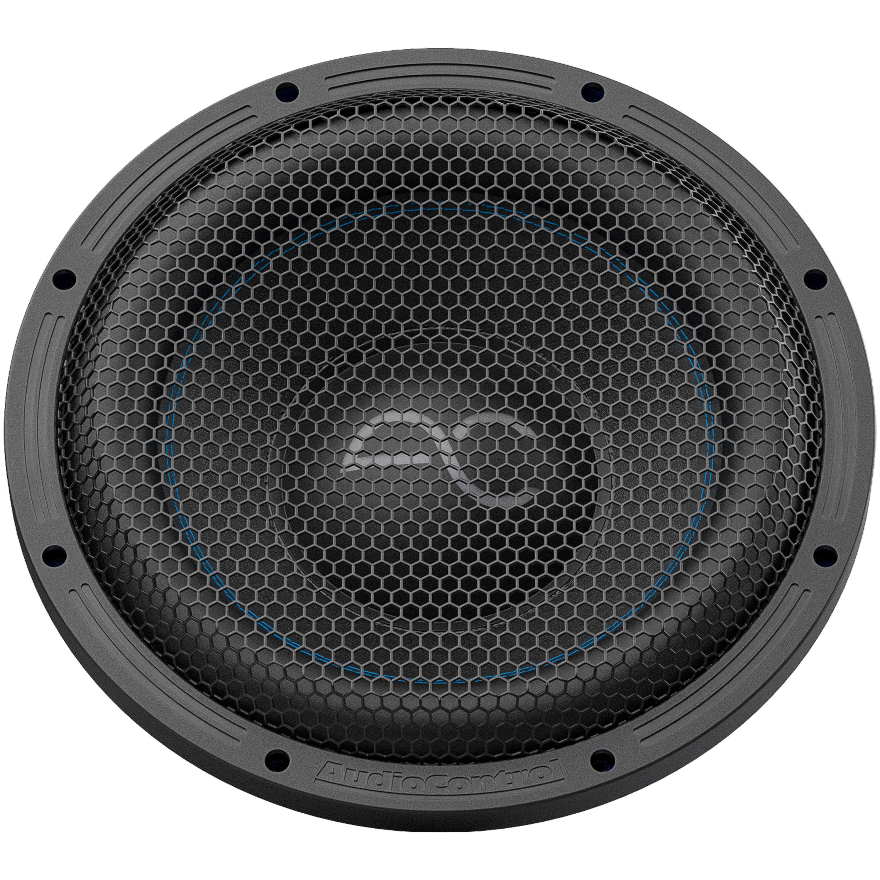 Alt View 11. AudioControl - Spike Series 12” Single-Voice-Coil 4-Ohm High-Performance Subwoofer - Black/Blue.