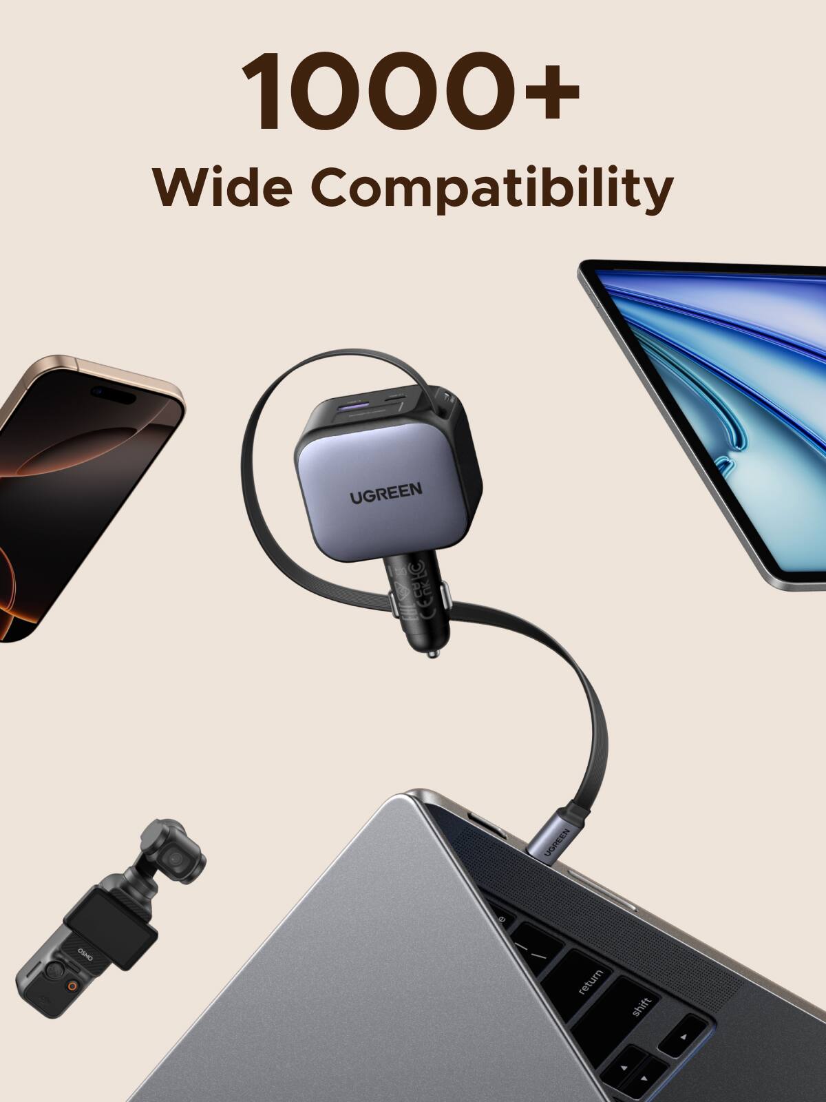 1000+ Wide Compatibility

UGREEN

return
shift