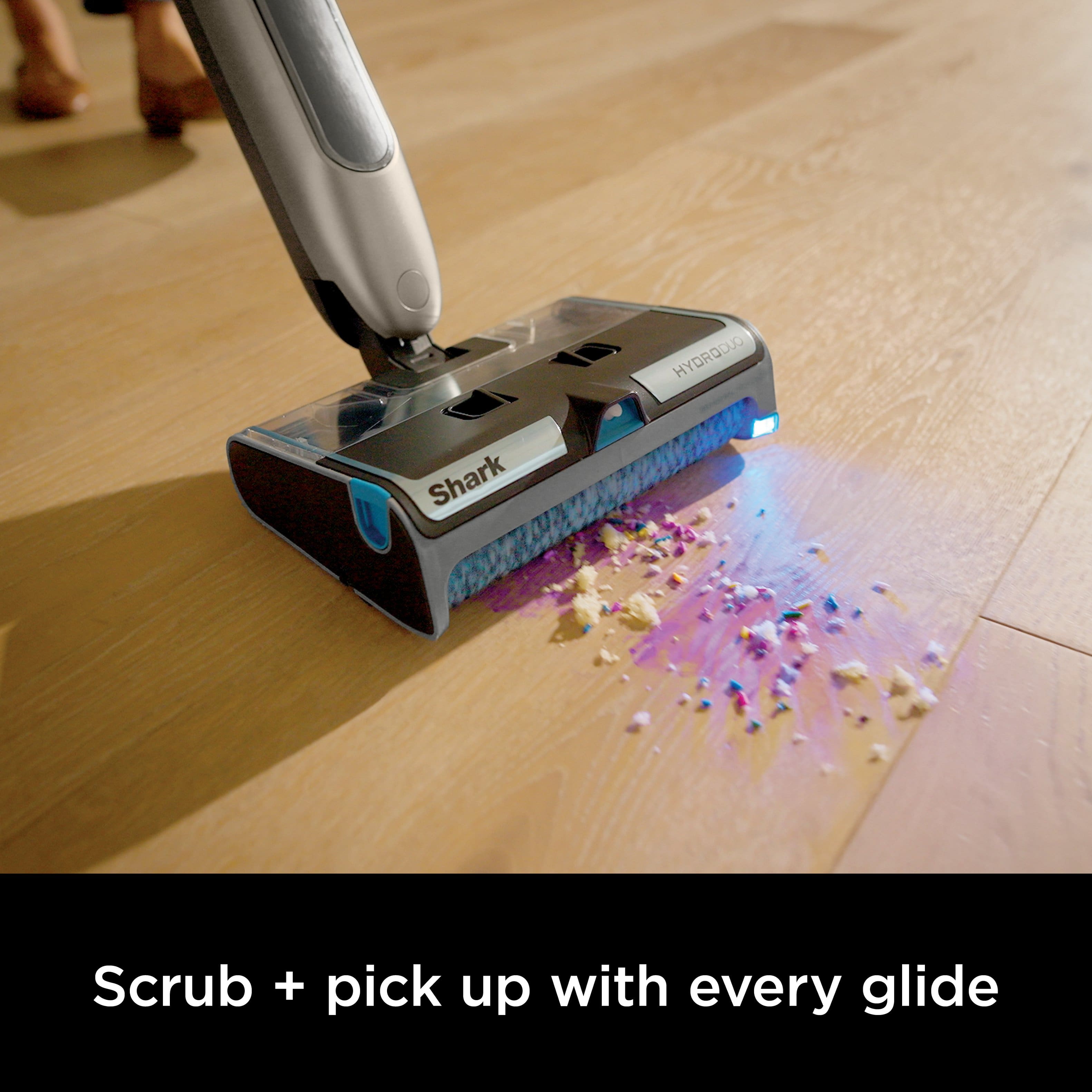 HYDRODUO Shark Scrub + pick up with every glide