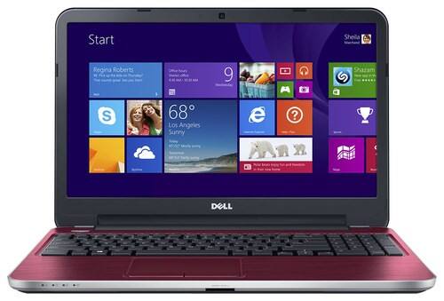 Front Standard. Dell - 15.6" Laptop - 8GB Memory - 1TB Hard Drive - Fire Red.
