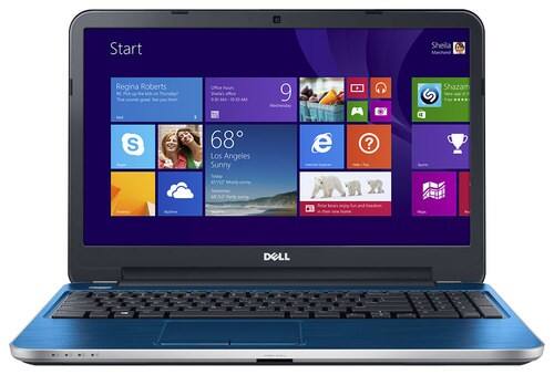 Front Standard. Dell - 17.3" Laptop - AMD A8-Series - 8GB Memory - 1TB Hard Drive - Indigo Blue.