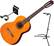 Angle Standard. Yamaha - C40 Bundle Classical Guitar.