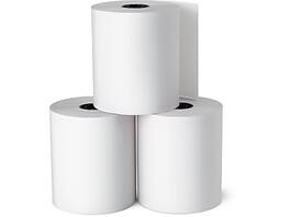 Staples - Thermal Cash Register/POS Rolls, 1-Ply, 3 1/8" x 230', 10/Pack - White