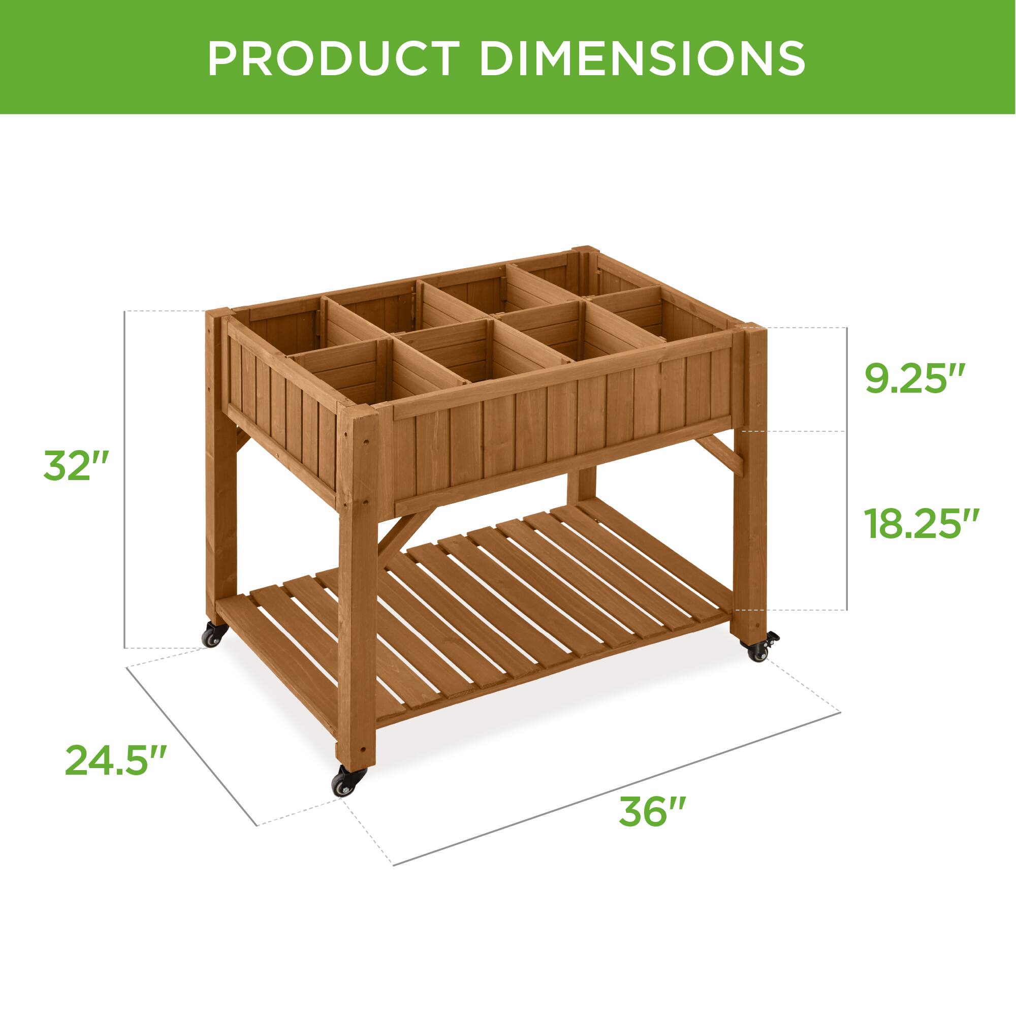 PRODUCT DIMENSIONS

- 36"
- 32"
- 24.5"
- 18.25"
- 9.25"