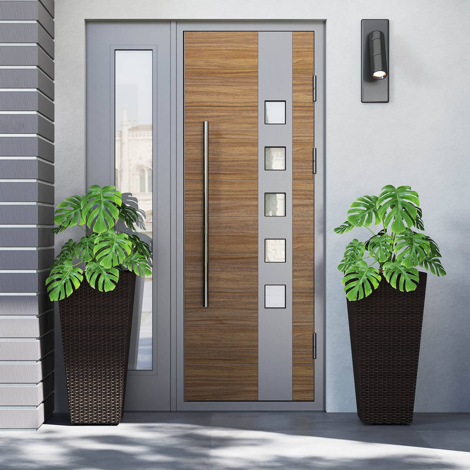 Alt View 1. Costway - Costway 30" Tall Flower Pot Set of 2 Planter Pots with Open-ended Base & Non-woven Soil Bag - Black.