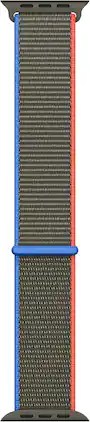 Apple - Watch Band - Sport Loop (40mm) - Olive - Regular - Beige