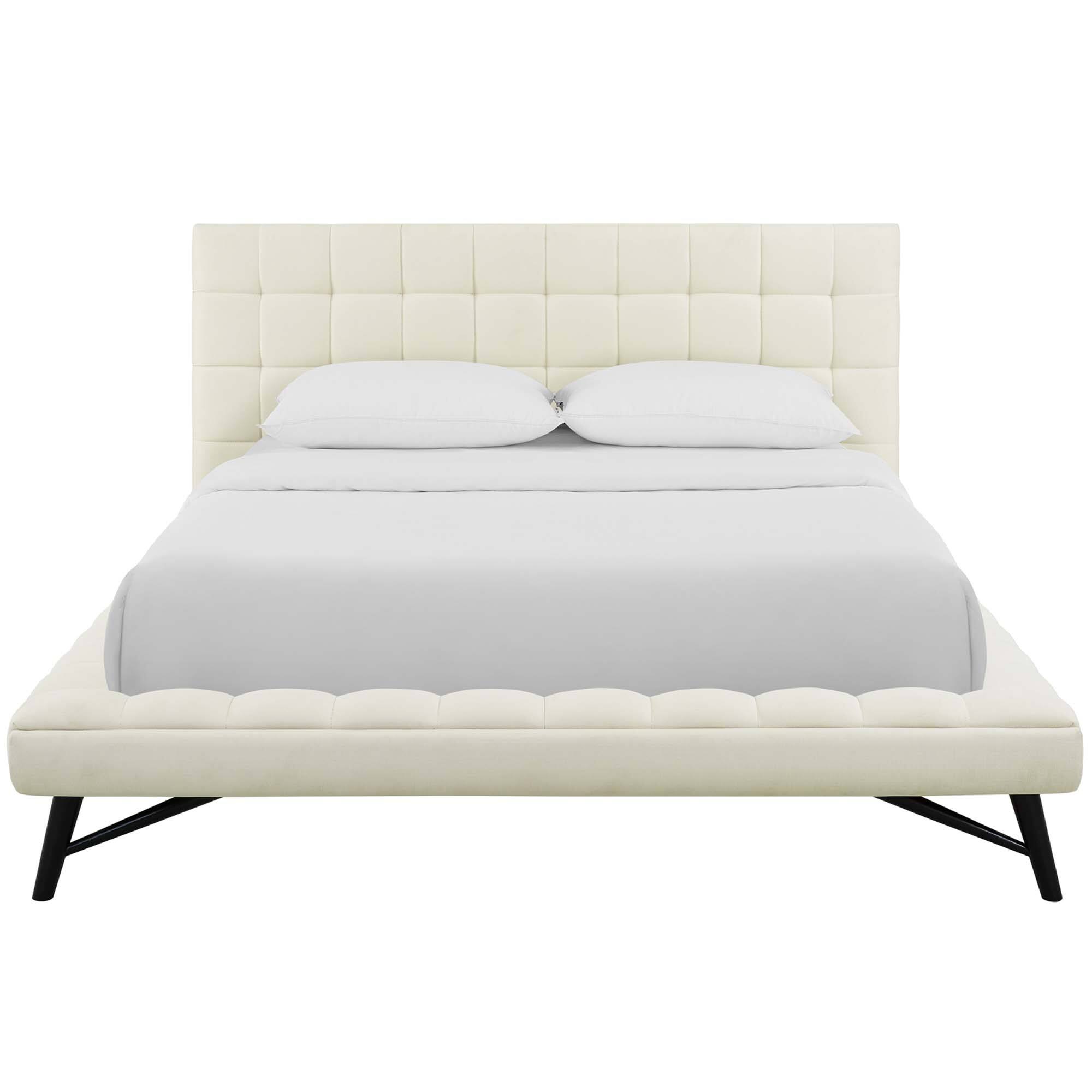 Alt View 1. Modway - Margo Wood Queen Platform Bed Frame - Brown.